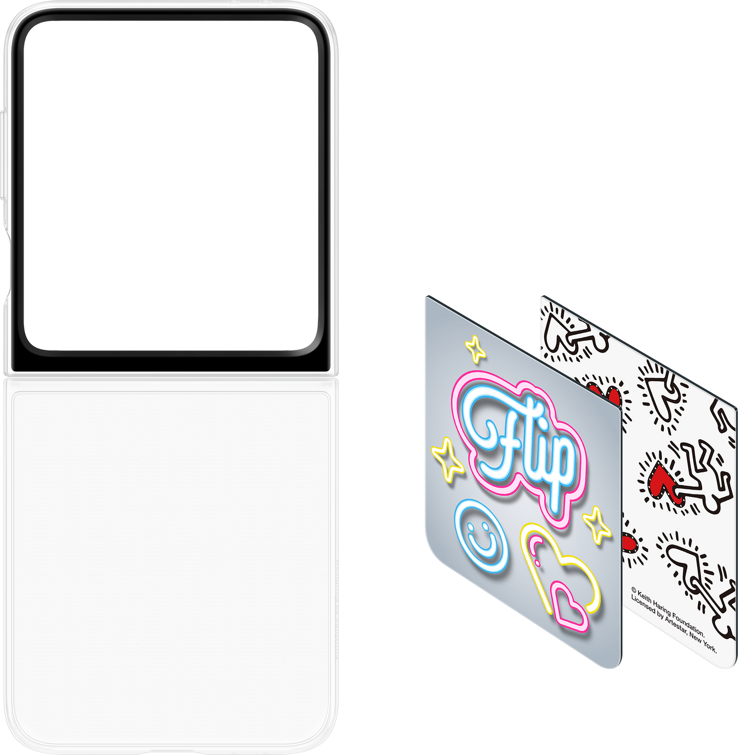 Funda para Samsung Galaxy Z Flip6 F741, FlipSuit Case, Blanco EF-ZF741CWEGWWW 