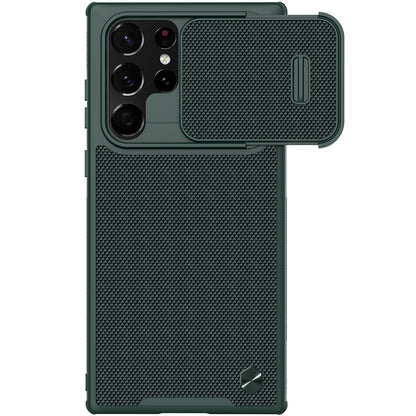 Funda para Samsung Galaxy S22 Ultra 5G S908, Nillkin, Textured S, Verde 