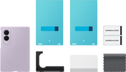 Funda para Samsung Galaxy Z Fold8 F971, Funda de Silicona con Imán, Violeta EF-EF971CVEGWW