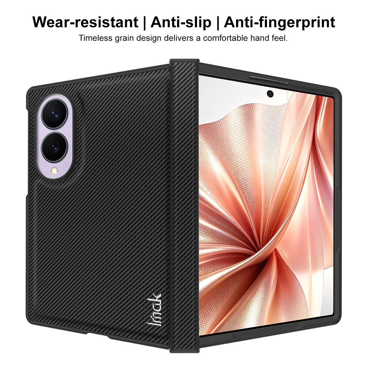 Funda para Samsung Galaxy Z Fold8 F971, Imak, Carbono, Negra