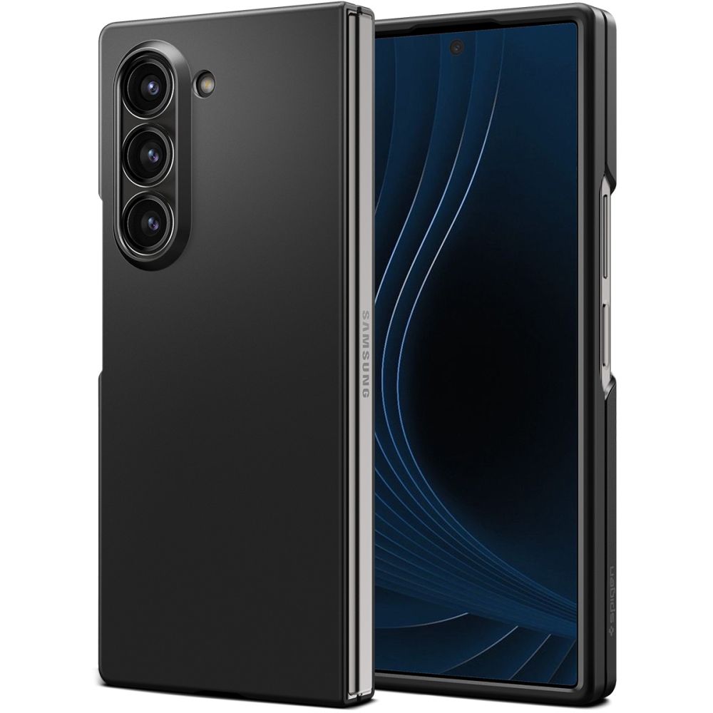 Husa pentru Samsung Galaxy Z Fold6 F956, Spigen, Air Skin, Neagra ACS07816