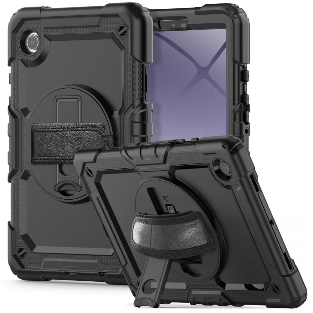 Funda para Samsung Galaxy Tab A11 / Tab A9, Tech-Protect, Solid360, Negra