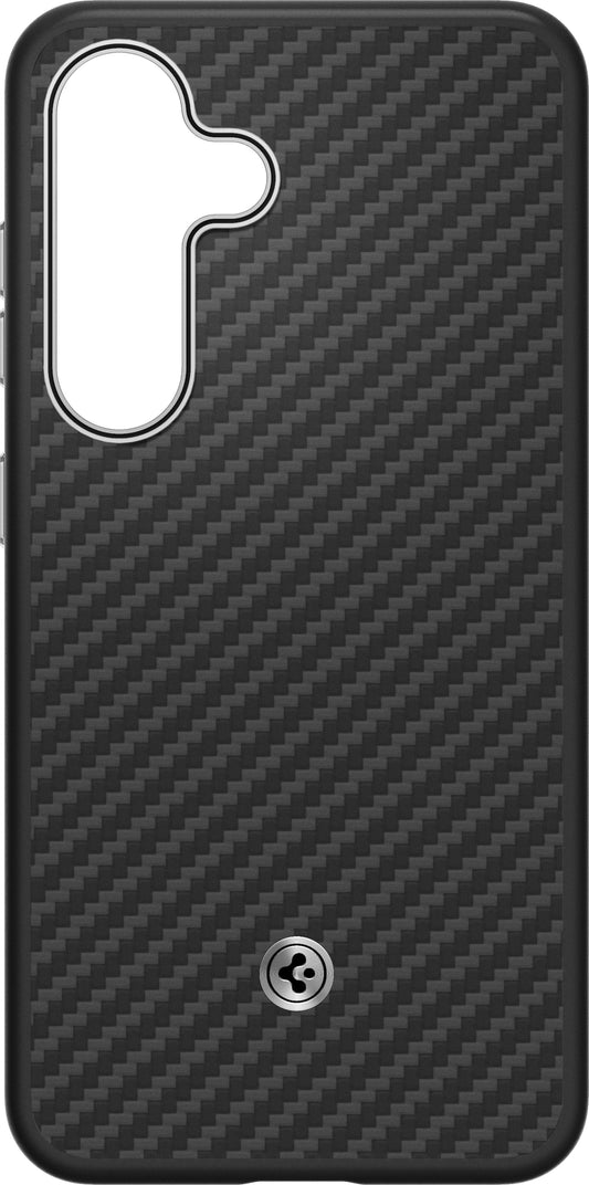 Funda para Samsung Galaxy S25+ S936, Spigen Enzo Aramid Magnet, Negra GP-FPS936PGABW