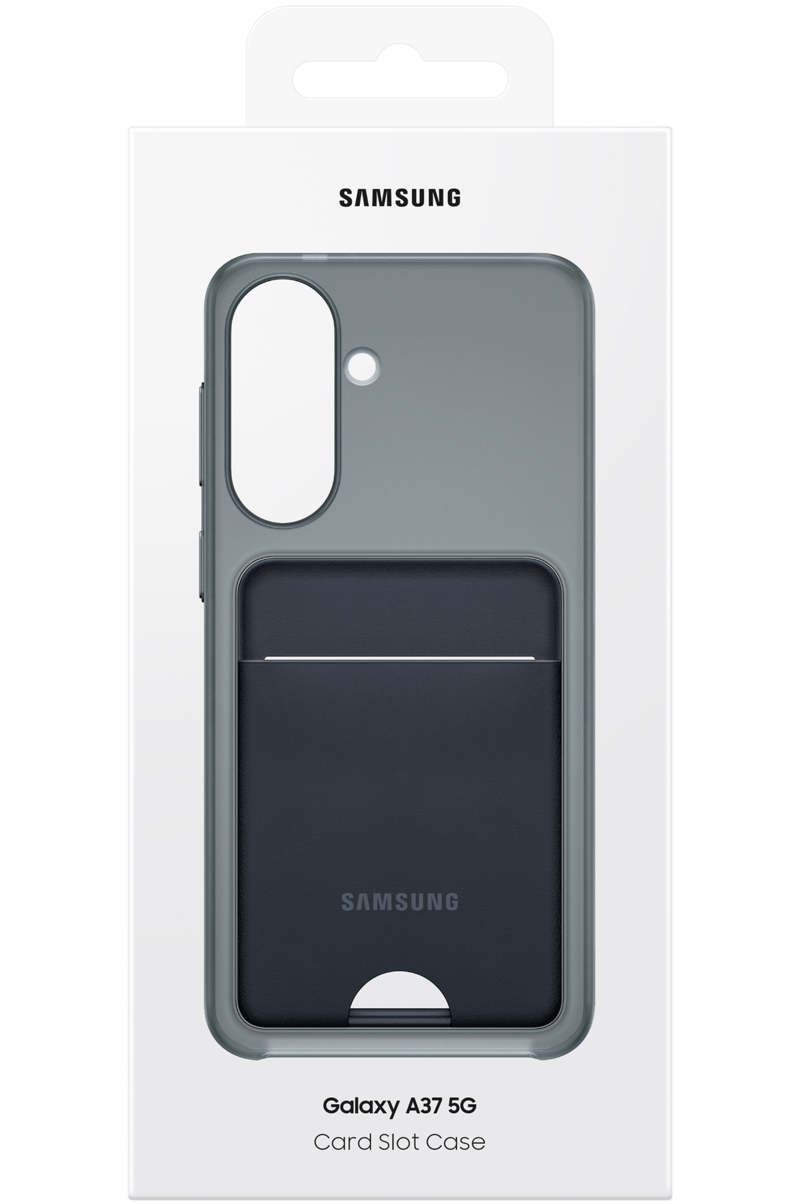 Funda para Samsung Galaxy A37 5G, Card Slot Case, Negra EF-OA376TBEGWW