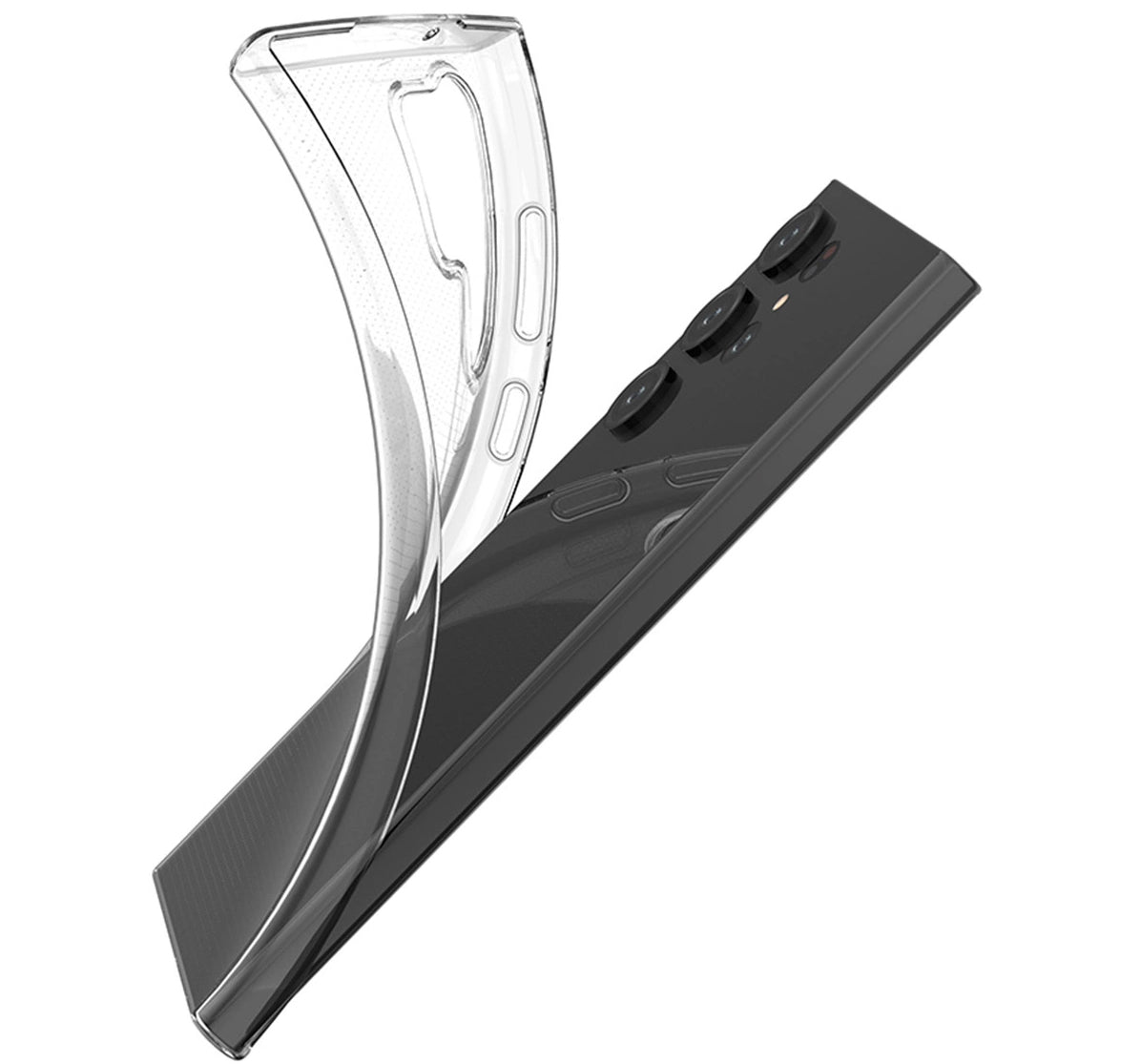 Funda para Samsung Galaxy S23 Ultra S918, OEM, Ultra Slim, 0.5mm, Transparente
