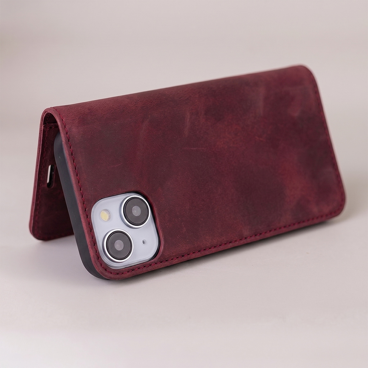 Funda para Samsung Galaxy A18 5G A186 / A17 4G A175 / A17 5G A176 / A26 A266, OEM, Smart Suede, burdeos