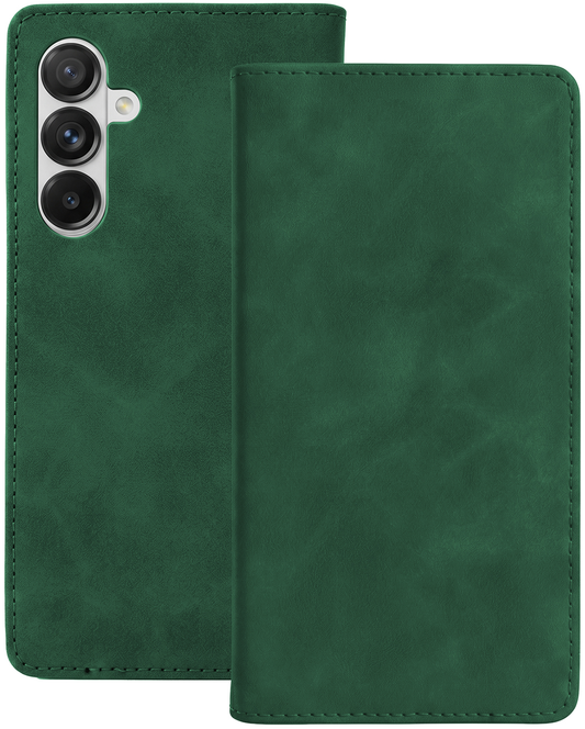 Funda para Samsung Galaxy A18 5G A186 / A17 4G A175 / A17 5G A176 / A26 A266, OEM, Smart Suede, Verde