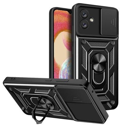 Funda para Samsung Galaxy A04e A042 / M04 M045, Techsuit, CamShield, Negra