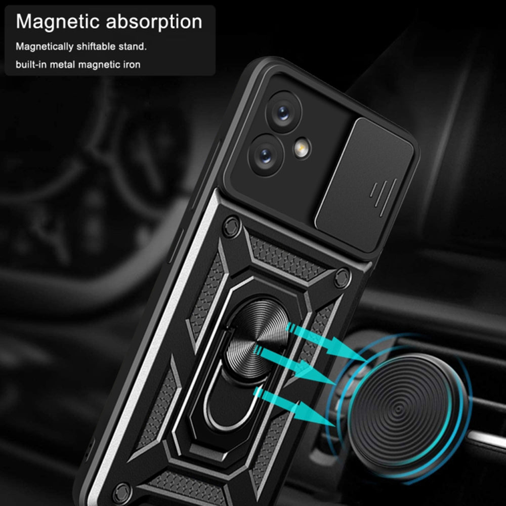 Funda para Samsung Galaxy A04e A042 / M04 M045, Techsuit, CamShield, Negra