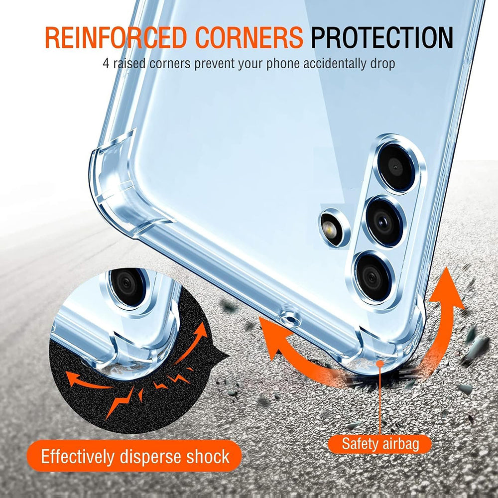 Funda para Samsung Galaxy A04s A047 / A13 5G A136, Techsuit, Transparente a prueba de golpes