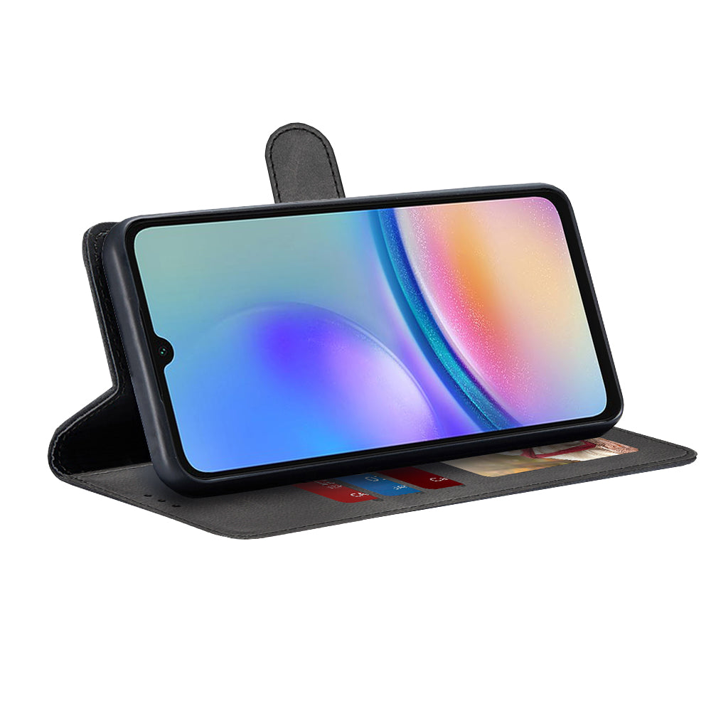 Case for Samsung Galaxy A05s A057, Techsuit, Diary Book, Black