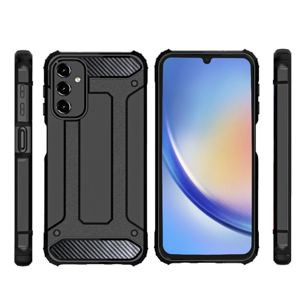 Funda para Samsung Galaxy A05s A057, Techsuit, Hybrid Armor, Negra