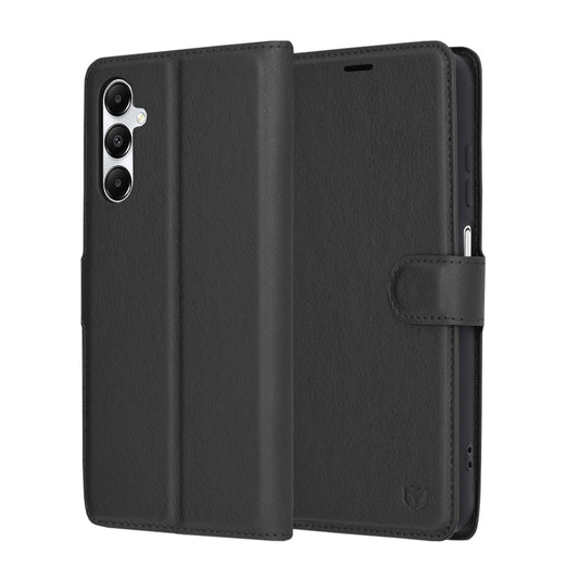Funda para Samsung Galaxy A05s A057, Techsuit, Leather Folio, Negra