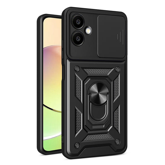 Funda para Samsung Galaxy A06 A065, Techsuit, CamShield, Negra