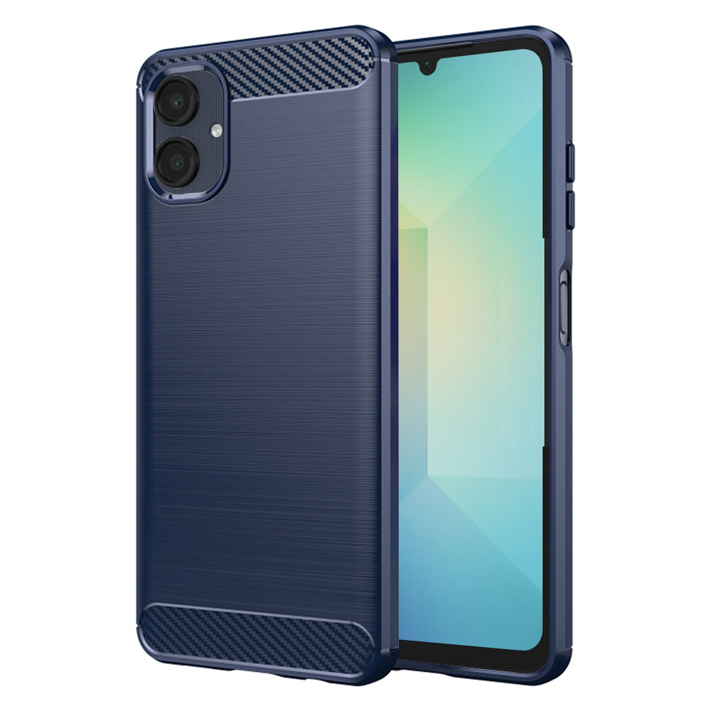 Funda para Samsung Galaxy A06 A065, Techsuit, Carbono, Azul
