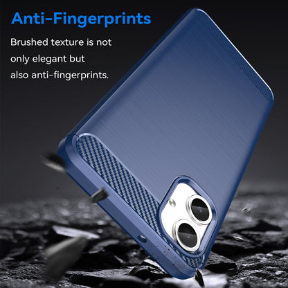 Funda para Samsung Galaxy A06 A065, Techsuit, Carbono, Azul