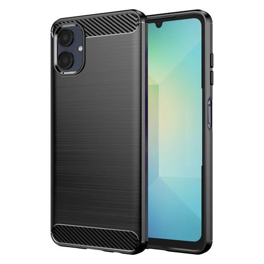 Funda para Samsung Galaxy A06 A065, Techsuit, Carbono, Negra