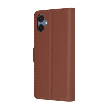 Funda para Samsung Galaxy A06 A065, Techsuit, Leather Folio, Marrón