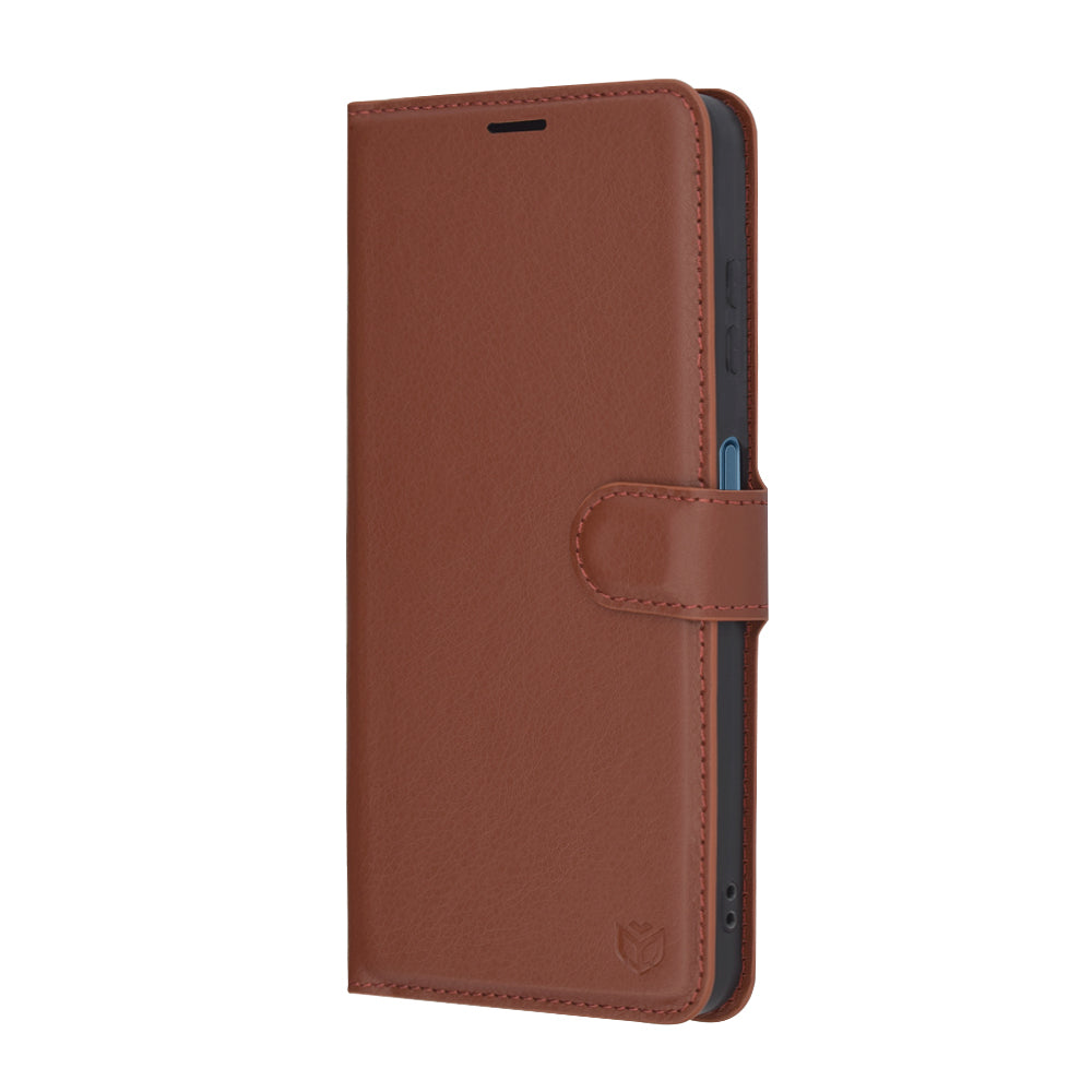 Funda para Samsung Galaxy A06 A065, Techsuit, Leather Folio, Marrón