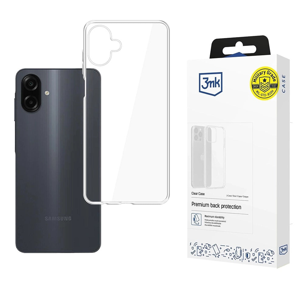 Funda para Samsung Galaxy A07 4G A075, 3MK, Clear, Transparente