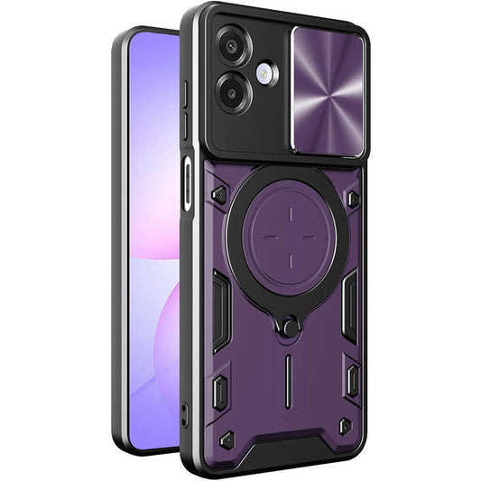 Funda para Samsung Galaxy A07 4G A075, Techsuit, CamGuard Pro, Morado