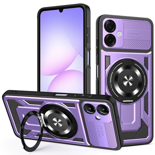Funda para Samsung Galaxy A07 4G A075, Techsuit, RuggedCam, Morado
