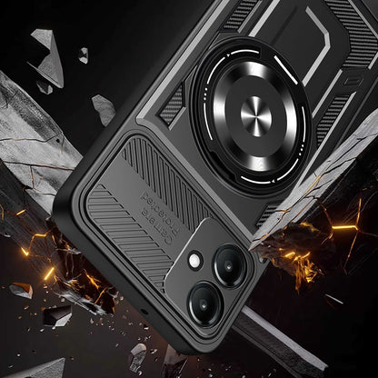 Case for Samsung Galaxy A07 4G A075, Techsuit, RuggedCam, Black