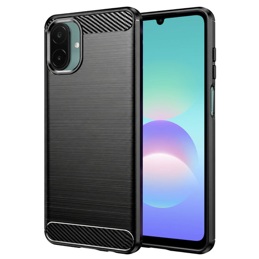 Funda para Samsung Galaxy A08 4G A085 / A07 5G A076, Techsuit, Carbono, Negra