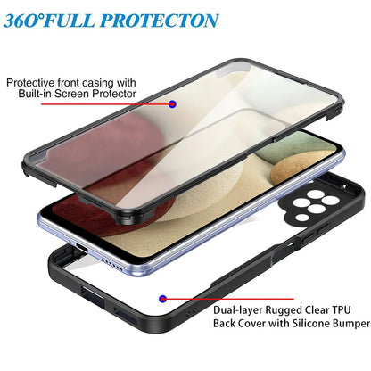 Funda para Samsung Galaxy A12 A125, Techsuit, ColorVerse 360, Negra