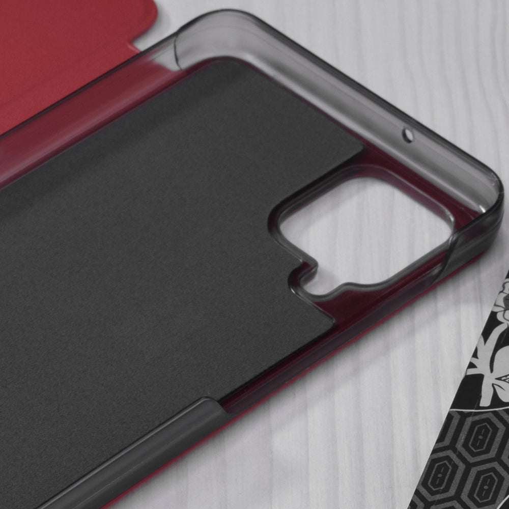 Funda para Samsung Galaxy A12 Nacho A127 / A12 A125, Techsuit, eFold, Roja