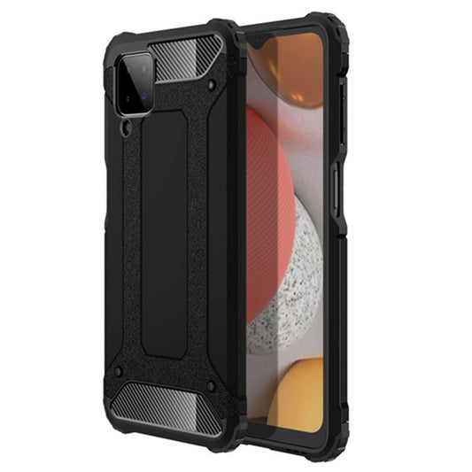 Funda para Samsung Galaxy A12 Nacho A127 / A12 A125, Techsuit, Hybrid Armor, Negra