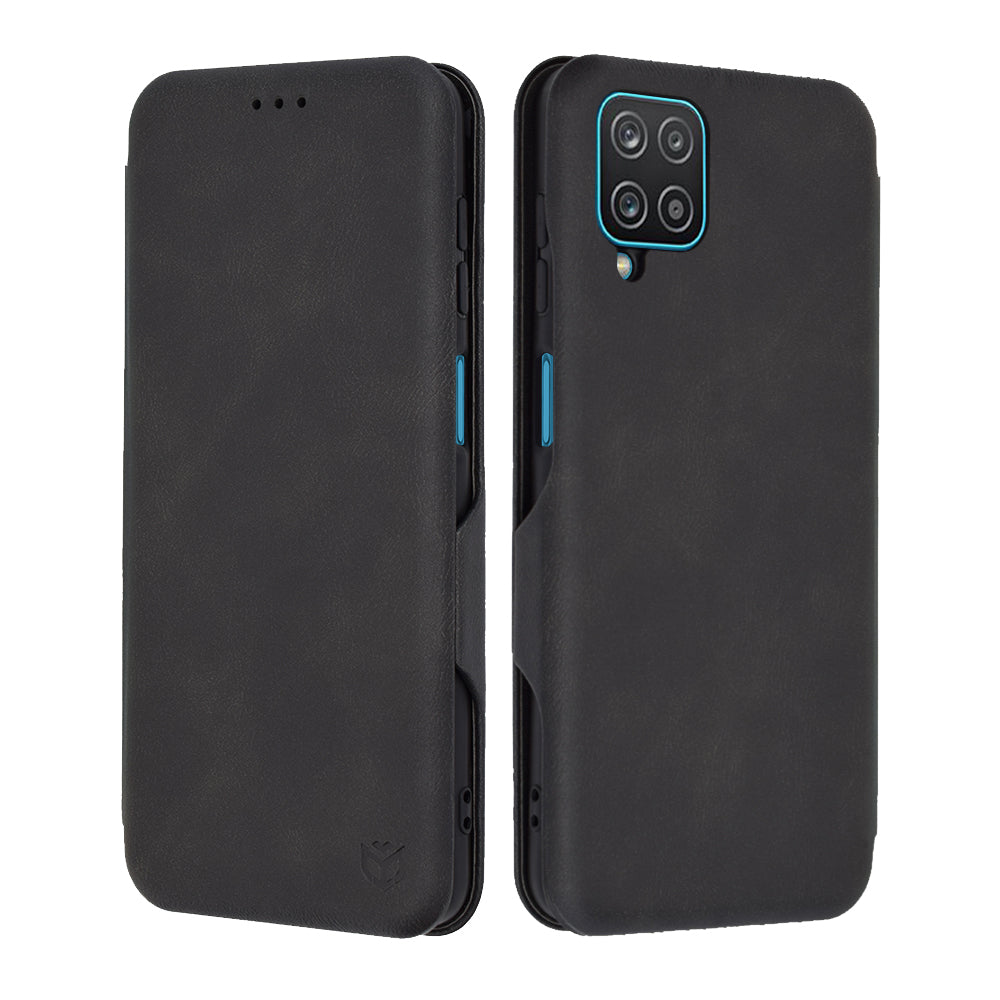 Funda para Samsung Galaxy A12 Nacho A127 / A12 A125, Techsuit, Safe Wallet Plus, Negra