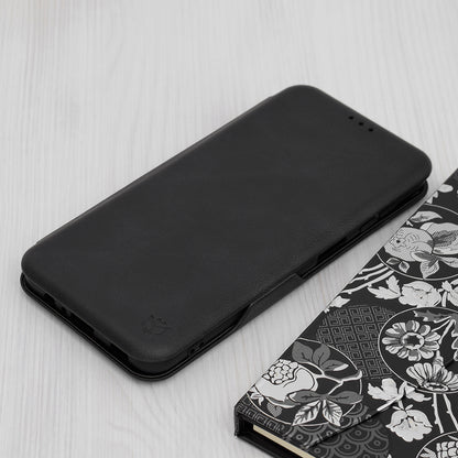 Funda para Samsung Galaxy A12 Nacho A127 / A12 A125, Techsuit, Safe Wallet Plus, Negra