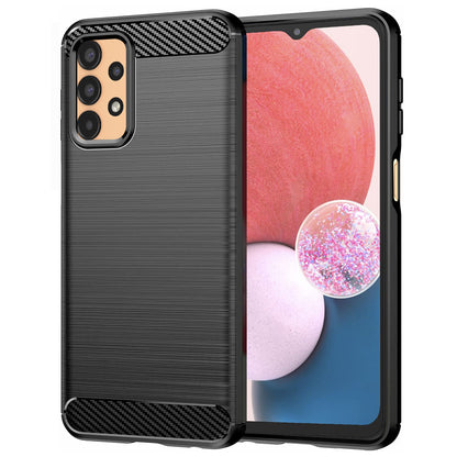 Funda para Samsung Galaxy A13 A135, Techsuit, Carbono, Negra