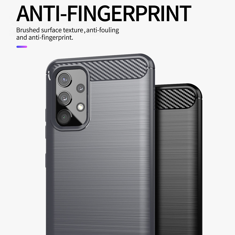 Funda para Samsung Galaxy A13 A135, Techsuit, Carbono, Negra