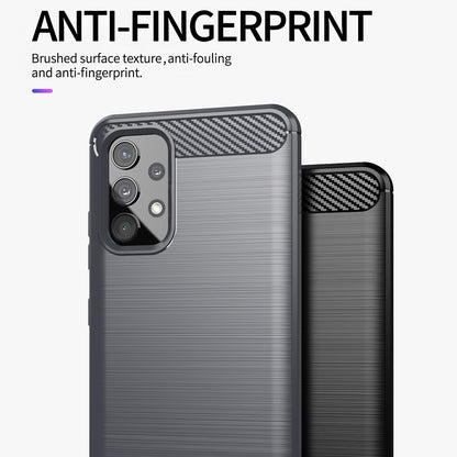 Funda para Samsung Galaxy A13 A135, Techsuit, Carbono, Negra