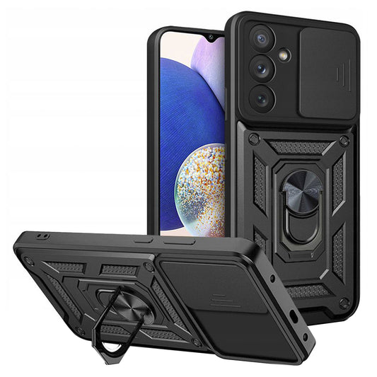 Funda para Samsung Galaxy A14 A145 / A14 5G A146, Techsuit, CamShield, Negra