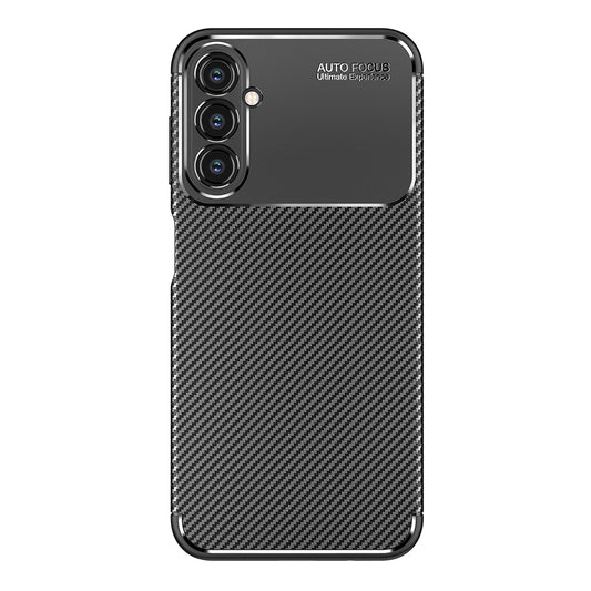 Funda para Samsung Galaxy A14 A145 / A14 5G A146, Techsuit, Fibra de Carbon, Negra