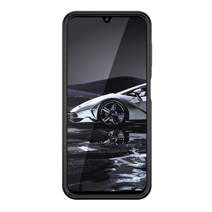 Funda para Samsung Galaxy A14 A145 / A14 5G A146, Techsuit, Fibra de Carbon, Negra