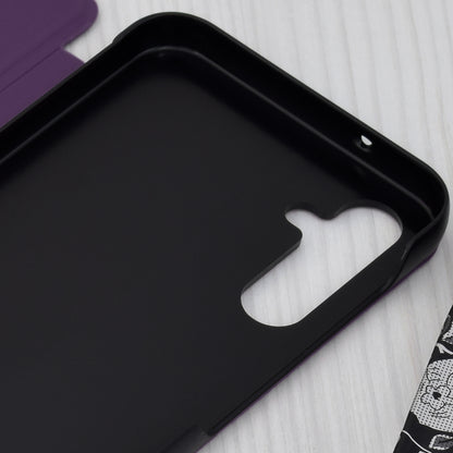 Funda para Samsung Galaxy A14 A145 / A14 5G A146, Techsuit, eFold, Morado