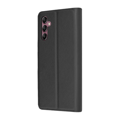 Funda para Samsung Galaxy A14 A145 / A14 5G A146, Techsuit, Leather Folio, Negra