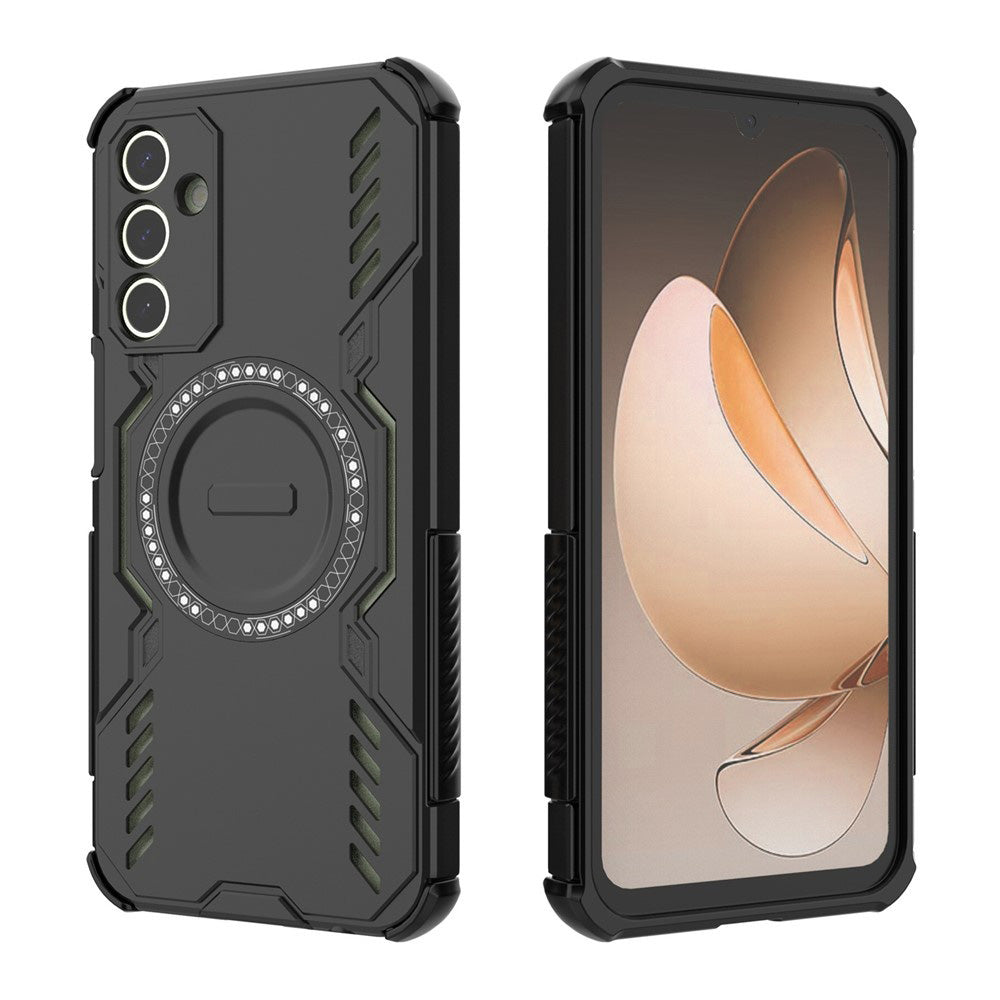 Funda MagSafe para Samsung Galaxy A15 5G A156 / A15 A155, Techsuit, ArmorMag, Negra