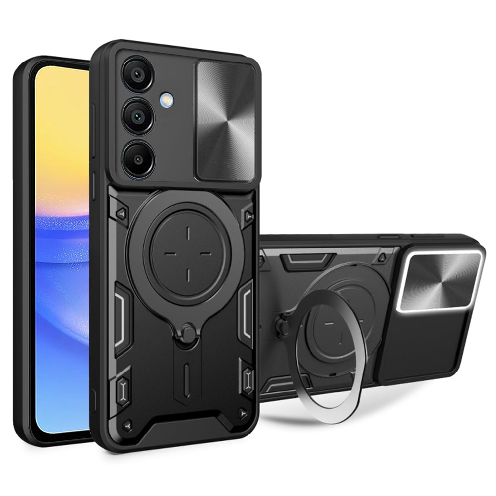 Funda para Samsung Galaxy A15 5G A156 / A15 A155, Techsuit, CamGuard Pro, Negra