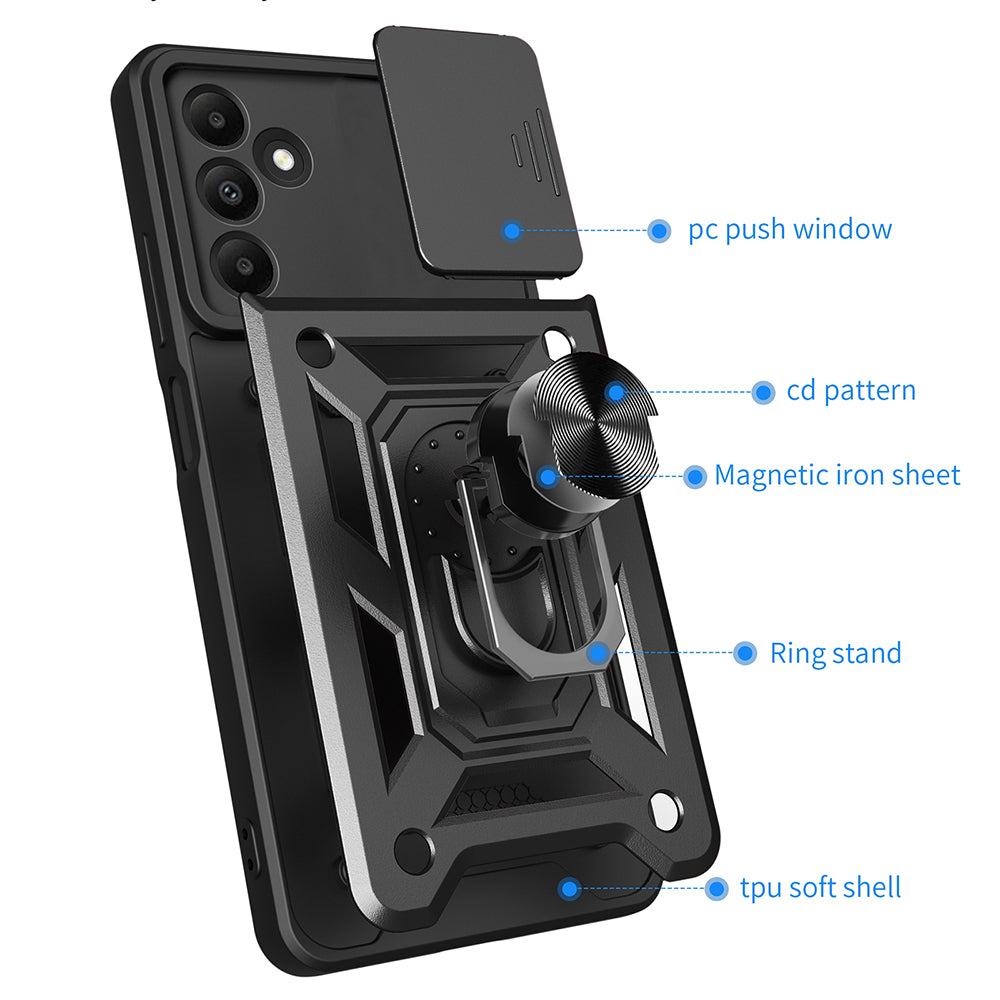 Funda para Samsung Galaxy A15 5G A156 / A15 A155, Techsuit, CamShield, Azul