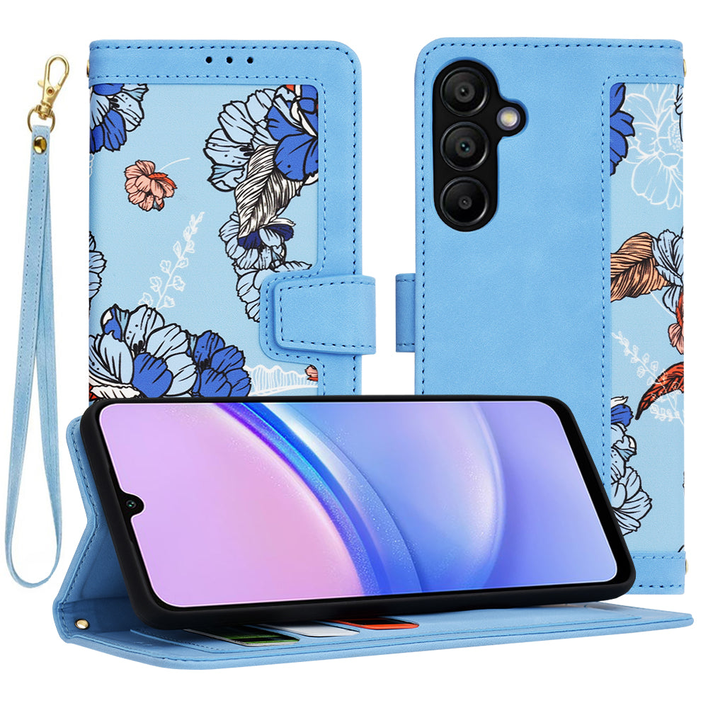 Funda para Samsung Galaxy A15 5G A156 / A15 A155, Techsuit, FlipCraft, Azul