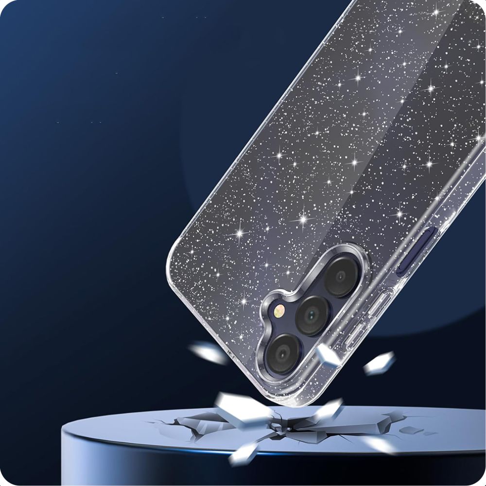 Funda para Samsung Galaxy A15 5G A156 / A15 A155, Techsuit, SparkleSkin, Transparente