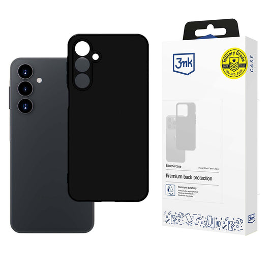 Funda para Samsung Galaxy A16 5G A166 / A16 4G A165, 3MK, Silicona, Negra