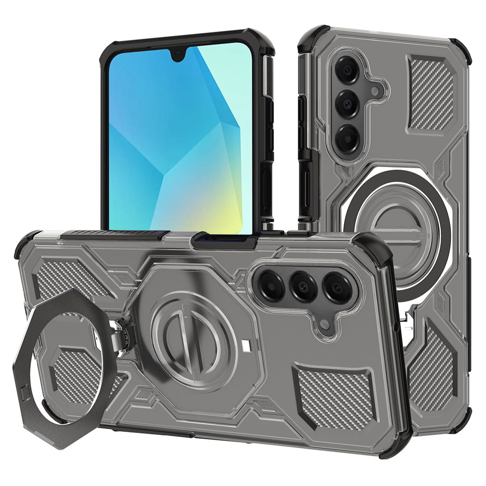 Funda para Samsung Galaxy A16 5G A166 / A16 4G A165, Techsuit, Carbon Shield Pro, Negra Claro