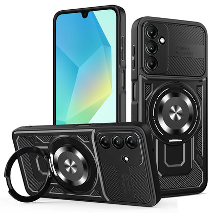 Funda para Samsung Galaxy A16 5G A166 / A16 4G A165, Techsuit, RuggedCam, Negra