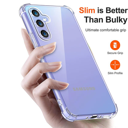 Case for Samsung Galaxy A16 5G A166 / A16 4G A165, Techsuit, Shockproof Clear, Transparent